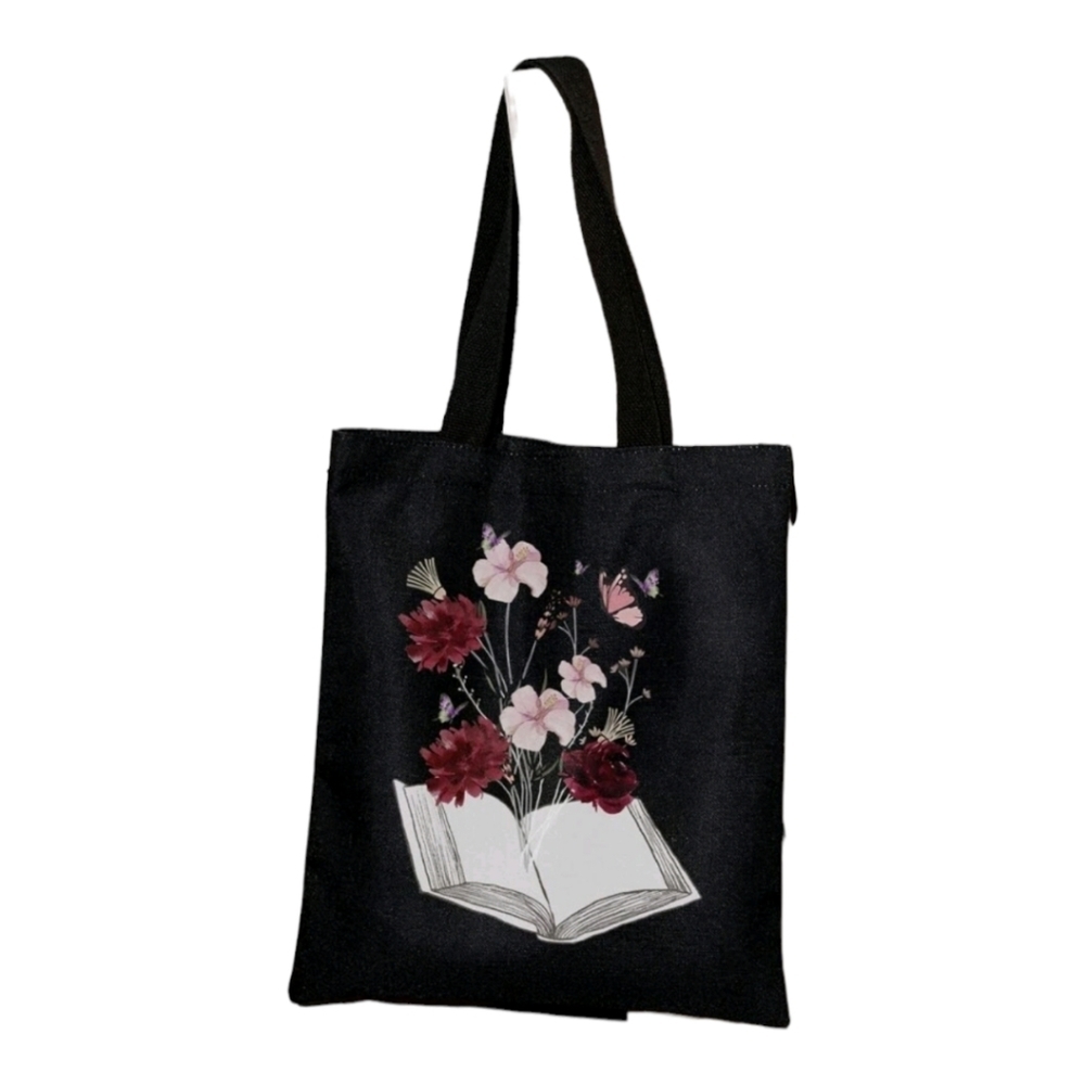 NEW! Floral graphic Tote Bag - Picture 5 of 8